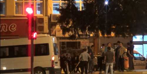 Çorum'da Milönü kavşağında Silahlar çekildi