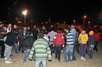 ÇORUM'DA MÜLTECİLERDEN SEVİNÇ GÖSTERİSİ