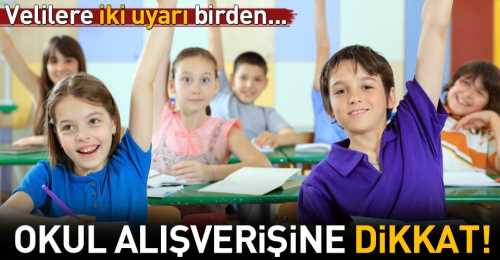 Çorum'da Okul alışverişi için veliler çarşı pazara çıktı