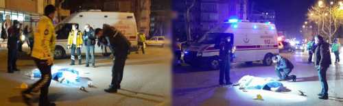 Çorum'da otomobilin çarptığı kadın öldü oğlu ve kardeşi yaralandı