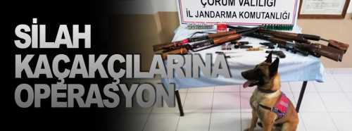 Çorum'da silah kaçakçılığı yapan 2 kişi yakalandı