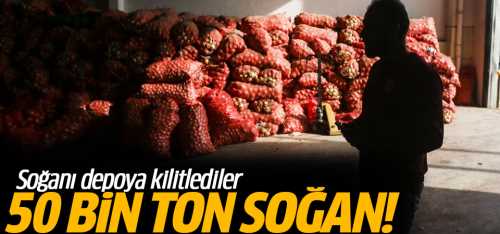 Çorum'da Soğan Depolarına Baskın