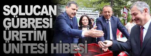 Çorum'da Solucan gübresi üretim ünitesi açıldı