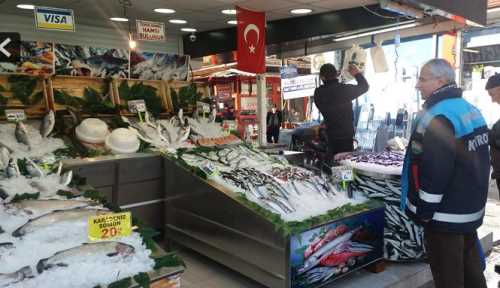 ÇORUM'DA SU ÜRÜNLERİ SATIŞ YERLERİ DENETLENDİ