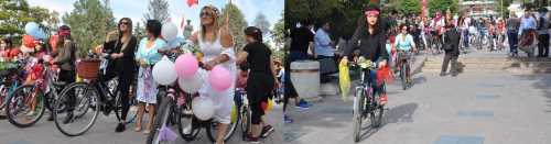 Çorum'da Süslü Kadınlar Bisiklet Turu 24 Eylül Pazar günü