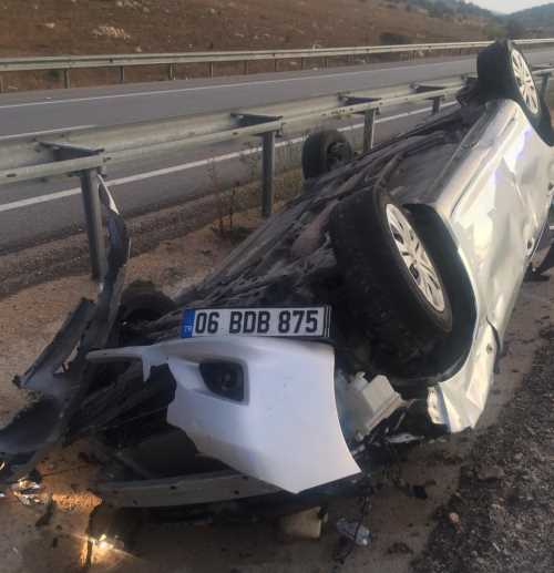 Çorum'da Üniversiteye Kayıt Yolunda Kaza