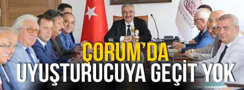 Çorum'da Uyuşturucuya Geçit Yok