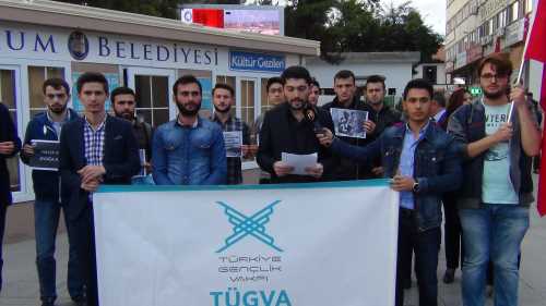 Çorum'dan Halep'e yönelik saldırılara tepki 