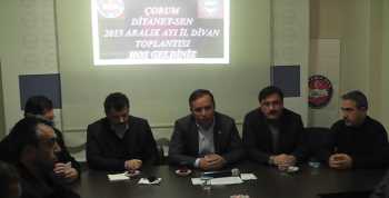 Çorum Diyanet-Sen İl Divan Toplantısını Yaptı