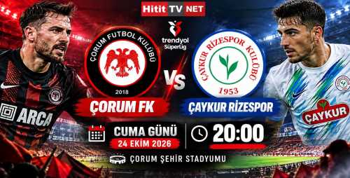 Çorum FK – Çaykur Rizespor Maçı Bugün! İşte Analiz ve Muhtemel 11'ler