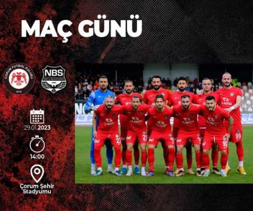 Çorum FK - Nazilli Belediyespor maçı