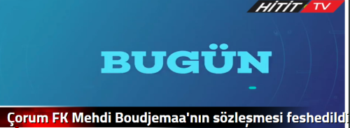 Çorum FK Mehdi Boudjemaa'nın sözleşmesi feshedildi