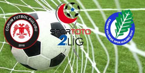 Çorum FK Velimeşe spor Maçı 