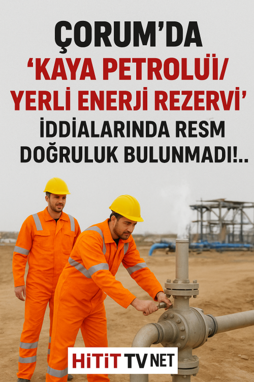 Çorum için resmî bir enerji rezervi kaydı yok!