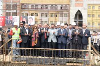Çorum İmam Hatip Lisesi Külliyesine ait Caminin Temeli atıldı