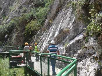 Çorum İncesu’ya koruyucu bariyerler yapılıyor