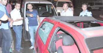 Çorum İncipark civarında Silahlı araç kurşunlama