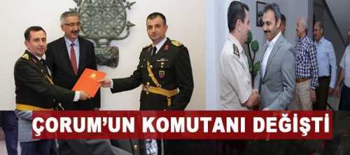 ÇORUM JANDARMA KOMUTANI BAŞBUĞ OLDU