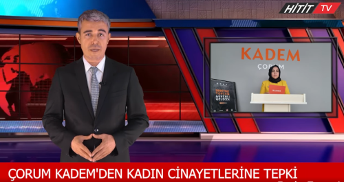 Çorum KADEM'den Kadın Cinayetlerine Tepki!