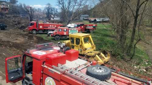Çorum Kargı'da Korkutan Yangın! 50 ev etkisiz hale geldi