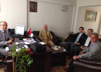 Çorum Kargılılar Derneğini Prf.Dr.Evkuranı Ziyaret etti