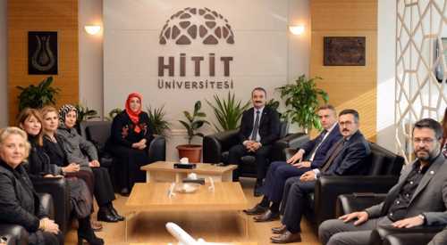 Çorum Kent Konseyinin Rektörlük Ziyareti