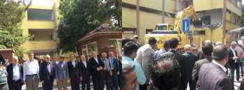 Çorum Kent Meydanı projesinde ilk yıkım yapıldı