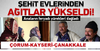 Çorum'lu Şehit'in evinde ağıtlar yükseliyor