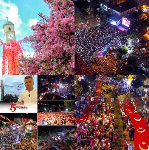 Çorum Meydanları 15 Temmuz'da doldu taştı