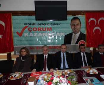 ÇORUM MHP İL VE BELEDİYE MECLİSİ LİSTESİNİ AÇIKLIYOR