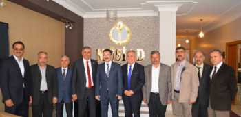 Çorum MÜSİAD demiryolu talebini Bakan Elvan’a iletti