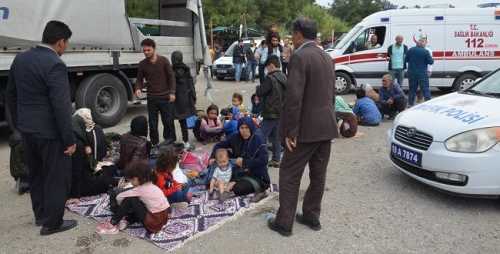 Çorum Osmancık'ta 214 Kaçak Göçmen  yakalandı