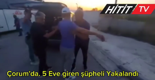 Çorum Polisi Şüpheliyi Otobüste Kıskıvrak Yakaladı!