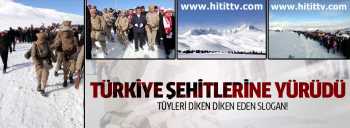 ÇORUM SARIKAMIŞ'TAKİ  ŞEHİTLERİNE YÜRÜDÜ