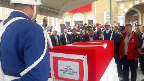 Çorum şehidini son yolculuğuna uğurladı