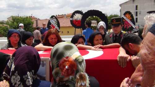 Çorum şehitlerini  son yolculuğuna uğurladı