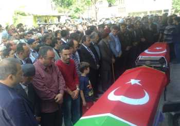 Çorum Soma Maden Şehitlerini uğurluyor