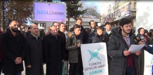 Çorum Tügva'dan Kudüs Tepkisi