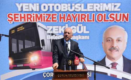 Çorum Ulaşımda Renk Değiştirdi