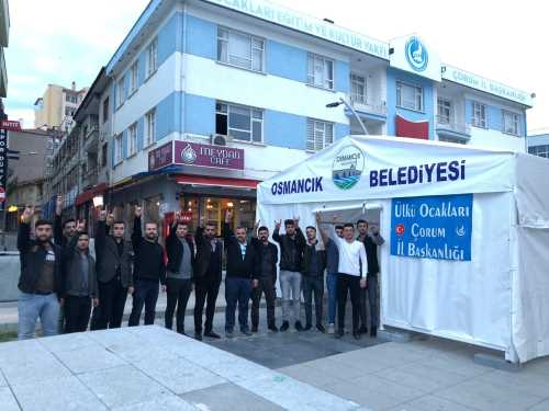 Çorum Ülkü Ocakları Geleneği Bozmadı