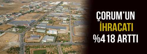 Çorum’un ihracatında dikkat çeken "Rekor" artış