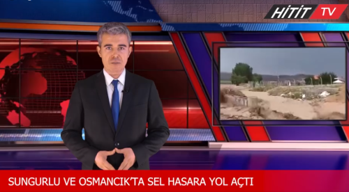 Çorum'un İlçelerinde  Sağnak Yağış Etkili Oldu!