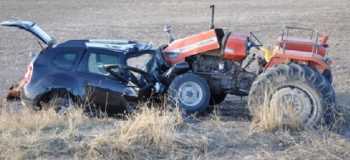 Çorum'un İskilip ilçesinde Trafik Kazası