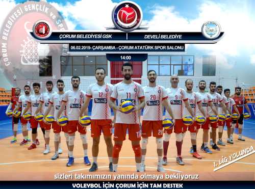 Çorum'un Voleybol takımı Zirveye oynuyor