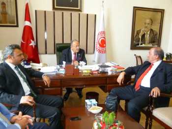 Çorum’un yeni Valisi Ahmet Kara’dan Uslu’ya ziyaret etti