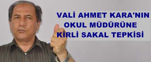 Çorum Valisi, ziyaret ettiği okulun müdürünün kirli sakallı olduğunu görünce okul müdürüne sakalını kesmesini söyledi.