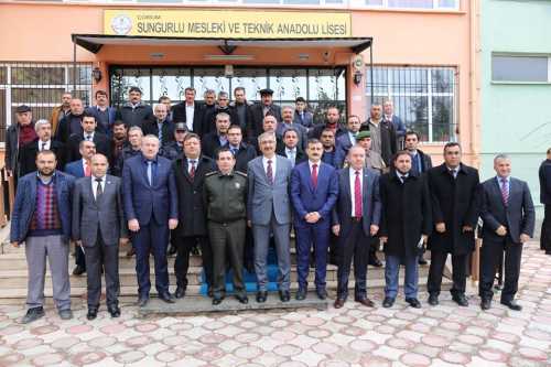 Çorum Valisi KILIÇ İlçe Ziyaretlerini Sungurlu’ da Sürdürdü