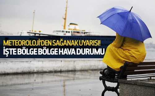 ÇORUM VE BÖLGESİNE YAĞIŞLI HAVA DURUMU UYARISI