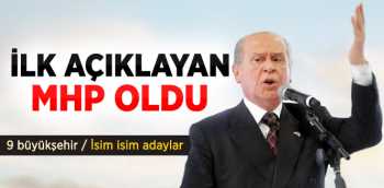 ÇORUM VE Büyükşehir MHP Belediye Başkan Adayları Açıklandı