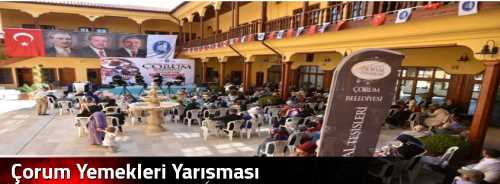 Çorum Yemekleri Yarışması